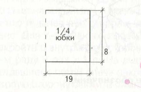 Юбка вязаная спицами для девочки