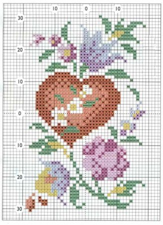 Открытки – Валентинки крестом