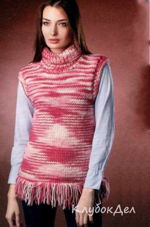 Туника с бахромой