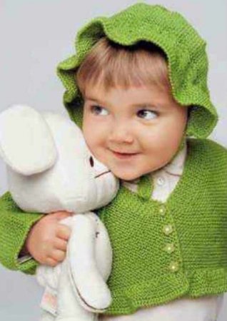 Короткий жакет и шапочка