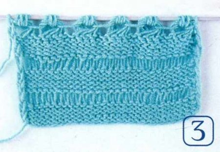 Мастер-класс «Узоры из вытянутых петель»