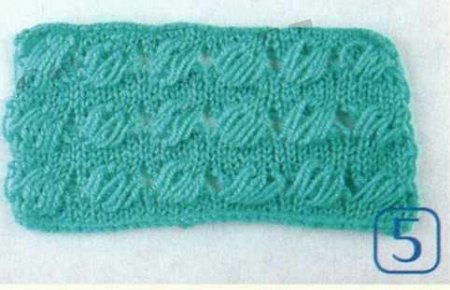 Мастер-класс «Узоры из вытянутых петель»