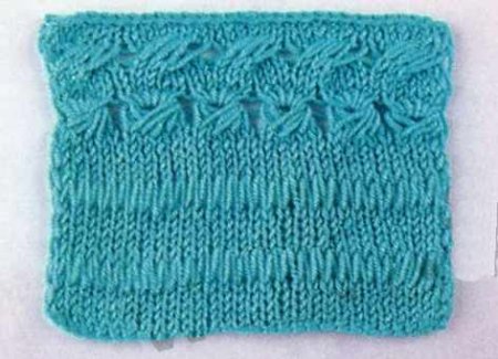 Мастер-класс «Узоры из вытянутых петель»