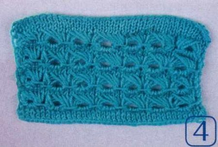 Мастер-класс «Узоры из вытянутых петель»