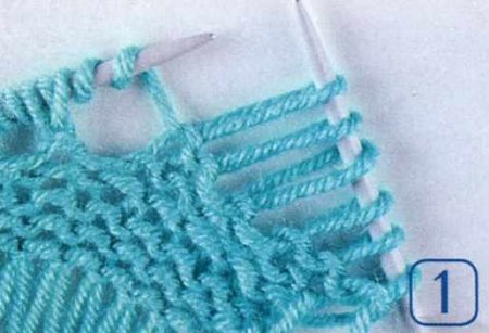 Мастер-класс «Узоры из вытянутых петель»