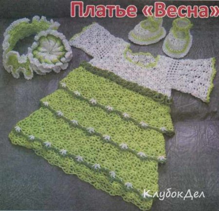 Платье для девочки «Весна»