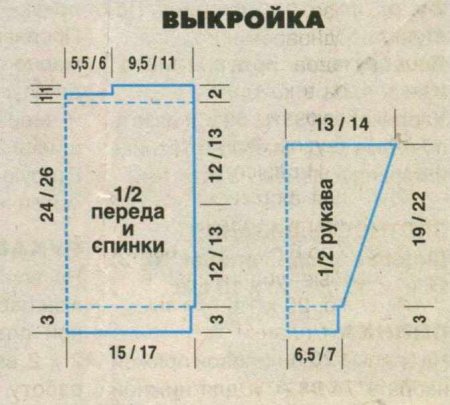 Пуловер с юлой