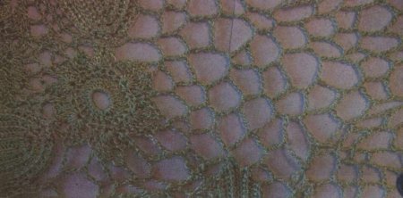 Платье крючком «Утренняя роса»