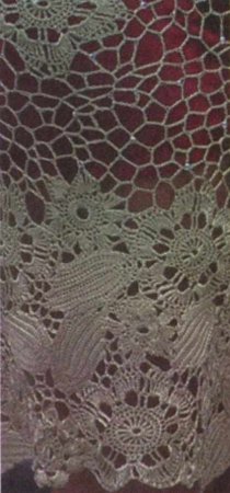 Платье крючком «Утренняя роса»