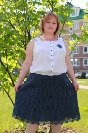 Юбка крючком - автор Ирина Ц