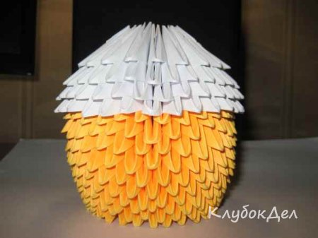 Модульное оригами «Пасхальный кулич»