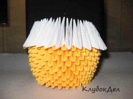 Модульное оригами «Пасхальный кулич»