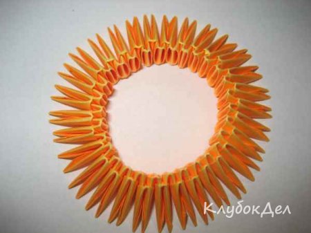 Модульное оригами «Пасхальный кулич»