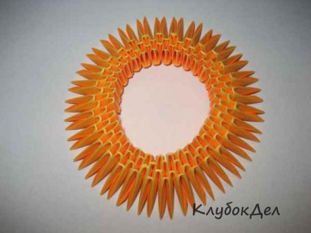 Модульное оригами «Пасхальный кулич»