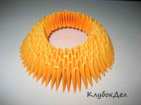 Модульное оригами «Пасхальный кулич»