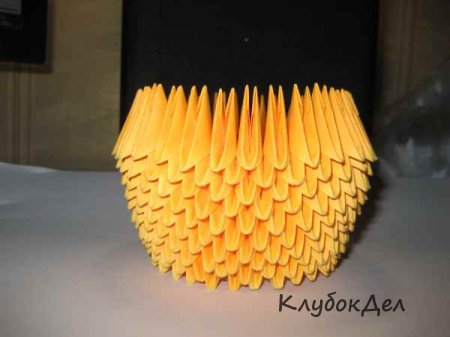 Модульное оригами «Пасхальный кулич»