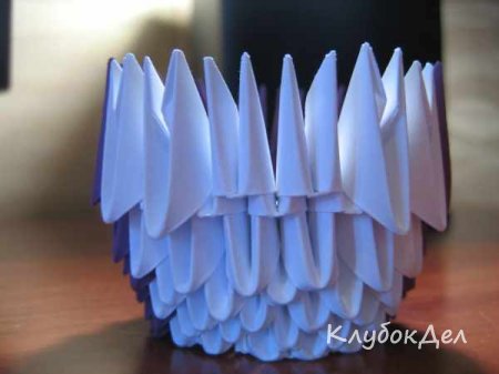 Модульное оригами «Сова малышка»