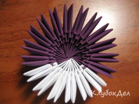 Модульное оригами «Сова малышка»