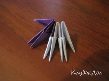 Модульное оригами «Сова малышка»