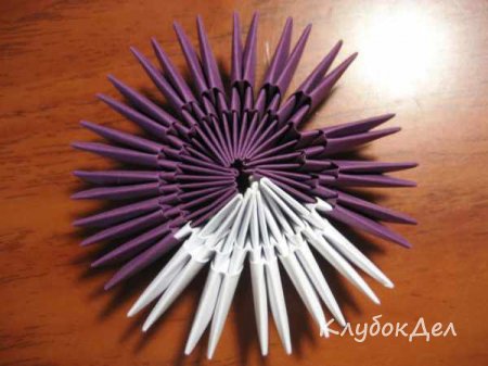 Модульное оригами «Сова малышка»