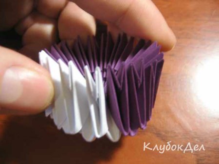 Модульное оригами «Сова малышка»