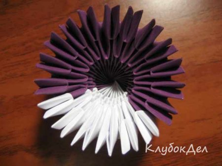 Модульное оригами «Сова малышка»