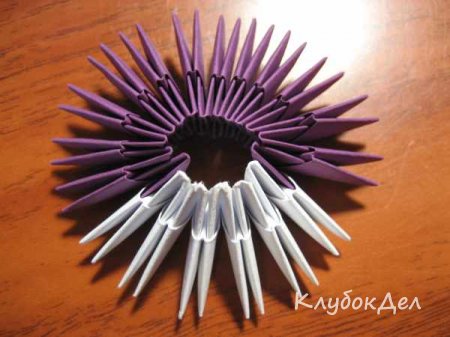 Модульное оригами «Сова малышка»