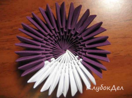 Модульное оригами «Сова малышка»