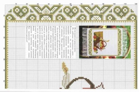 Рушник на Спаса вышитый крестиком