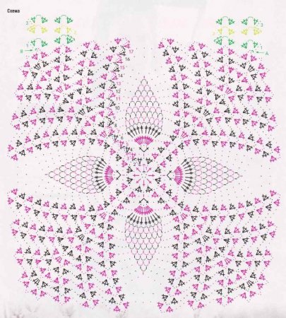 Воздушный топ крючком