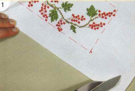 Сервировочные салфетки вышитые крестиком