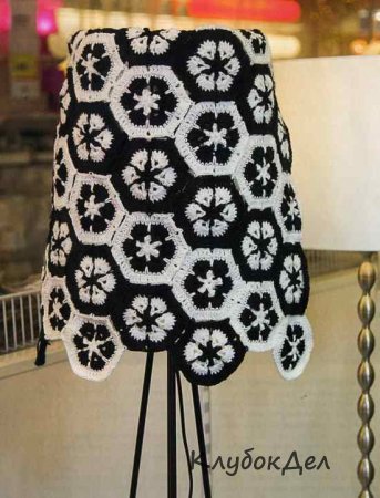 Абажур крючком «День и Ночь»