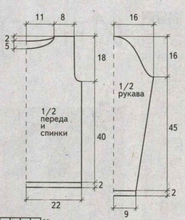 Пуловер женский василькового цвета
