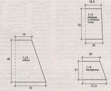 Персиковый комплект крючком