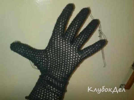 Перчатки крючком - автор Галина Мухина