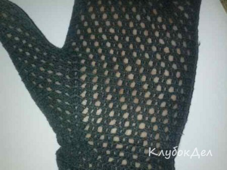 Перчатки крючком - автор Галина Мухина