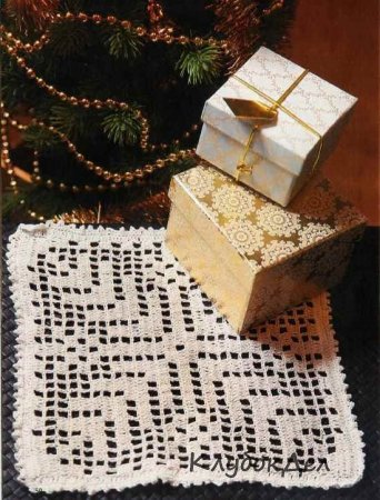 Салфетка крючком