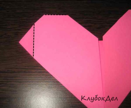 Оригами сердце из бумаги