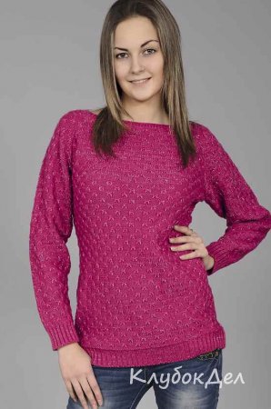 Пуловер с бантиками на спине