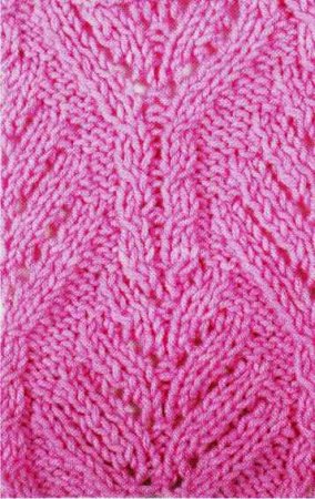 Ажурные узоры спицами схемы и описание