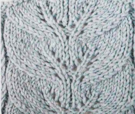 Ажурные узоры спицами схемы и описание