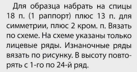 Ажурные узоры спицами схемы и описание