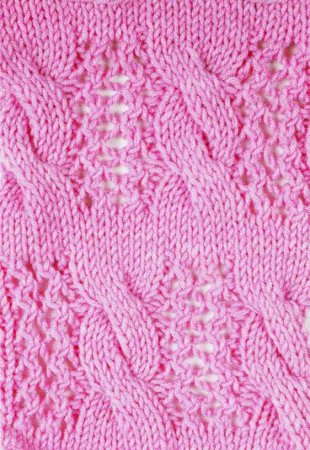 Ажурные узоры спицами схемы и описание