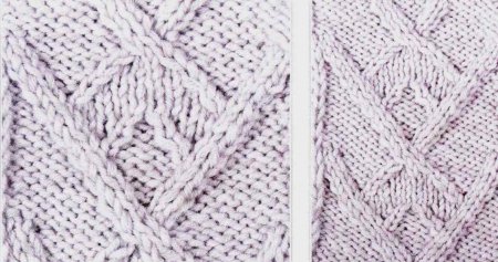 Ажурные узоры спицами схемы и описание