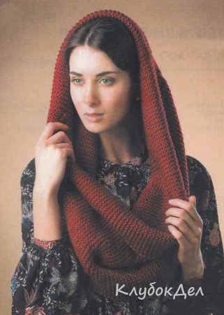 Бордовый снуд