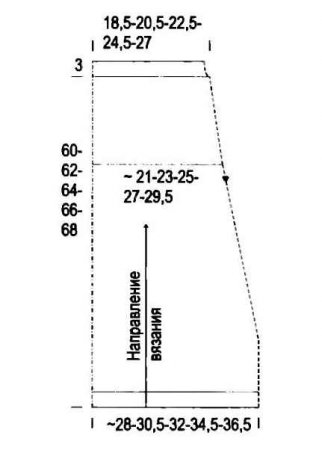 Юбка с орнаментом выкройка