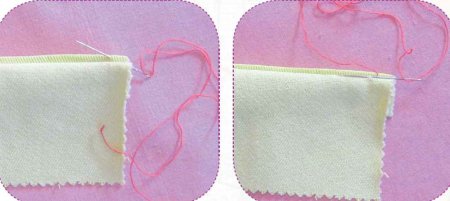 Потайной подшивочный шов