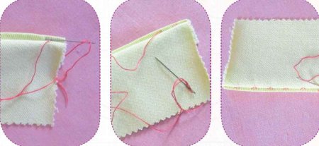 Потайной подшивочный шов