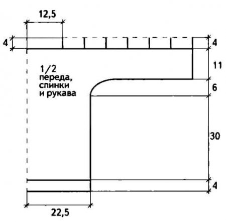пуловер крючком схемы
