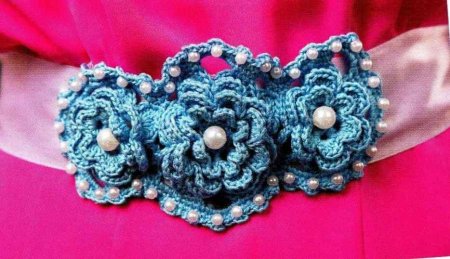 Пояс из цветов